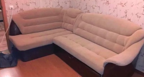 Перетяжка углового дивана. Северное Медведково